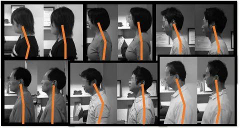 整体による姿勢ビフォーアフター